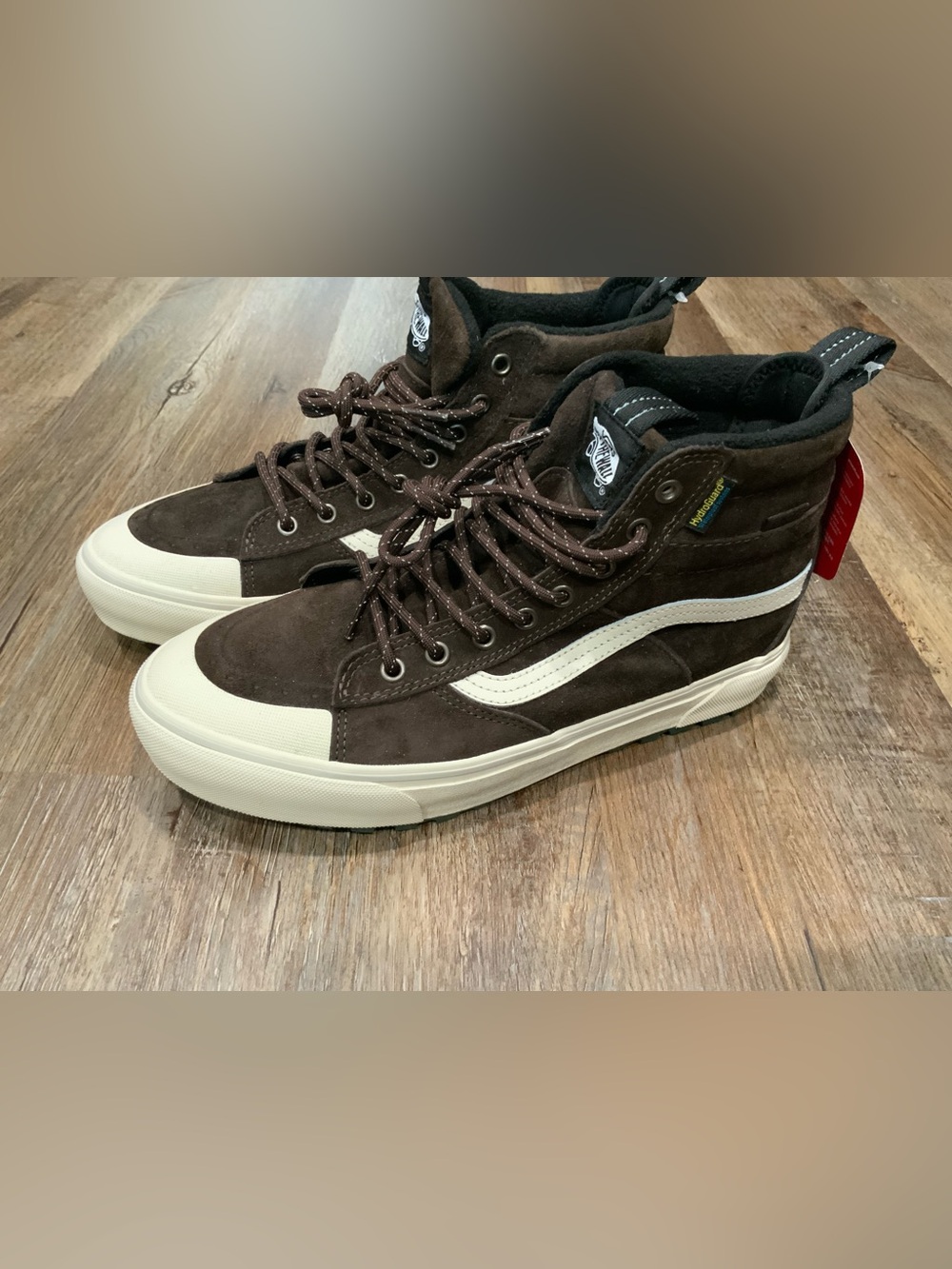 New Vans Sk8 Hi MTE 2 Utility Pop Demitasse Brown Shoes Mens Sz 9